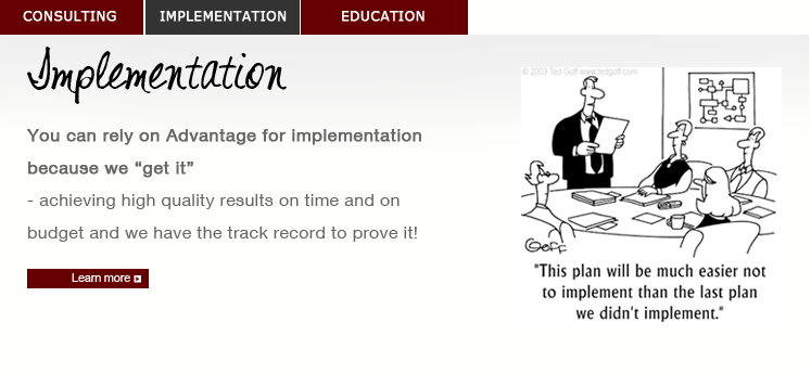 Advantage Implementation